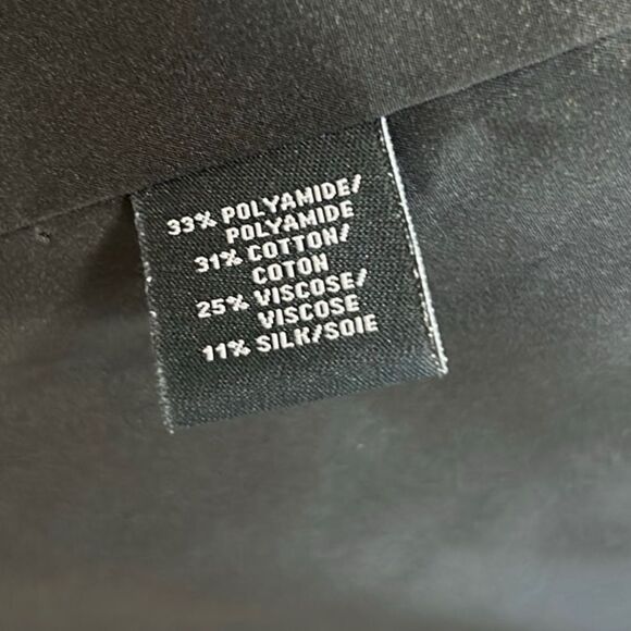 Lafayette 148 - Women’s Tweed Blazer, Silk Blend, Asymmetric, Black/White Size 4 - Picture 16 of 17